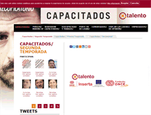 Tablet Screenshot of capacitados.org